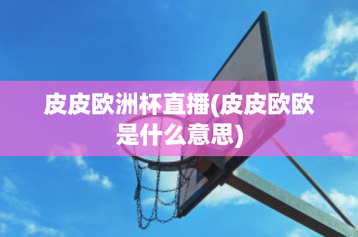 皮皮欧洲杯直播(皮皮欧欧是什么意思)