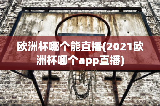 欧洲杯哪个能直播(2021欧洲杯哪个app直播)