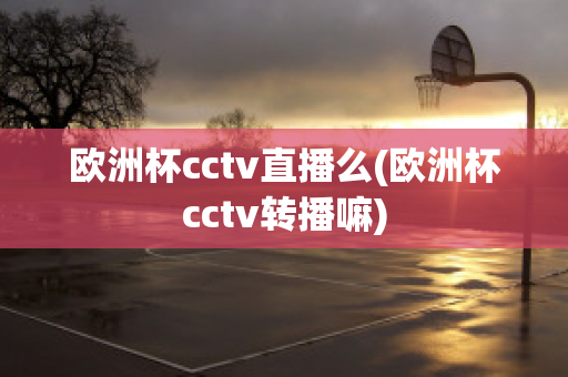 欧洲杯cctv直播么(欧洲杯cctv转播嘛)