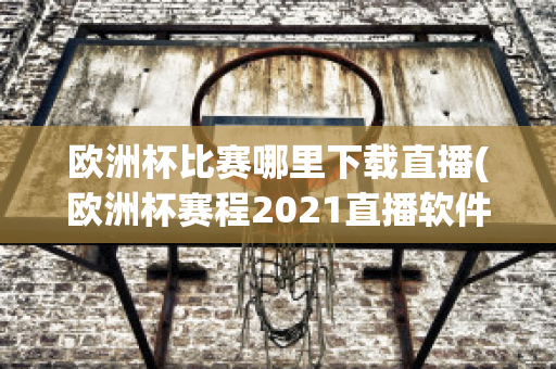 欧洲杯比赛哪里下载直播(欧洲杯赛程2021直播软件)