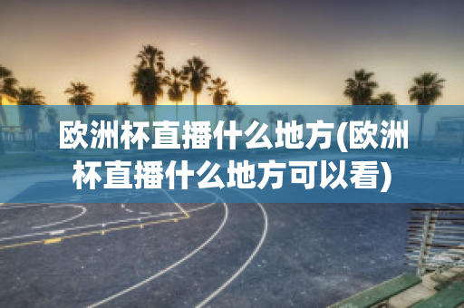 欧洲杯直播什么地方(欧洲杯直播什么地方可以看)