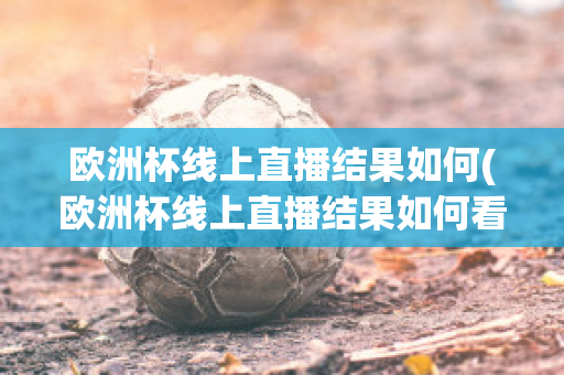 欧洲杯线上直播结果如何(欧洲杯线上直播结果如何看)