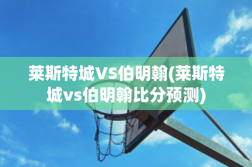 莱斯特城VS伯明翰(莱斯特城vs伯明翰比分预测)