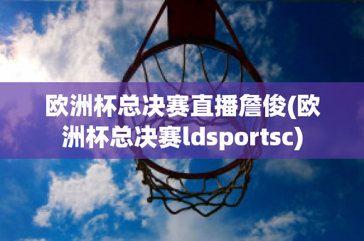 欧洲杯总决赛直播詹俊(欧洲杯总决赛ldsportsc)