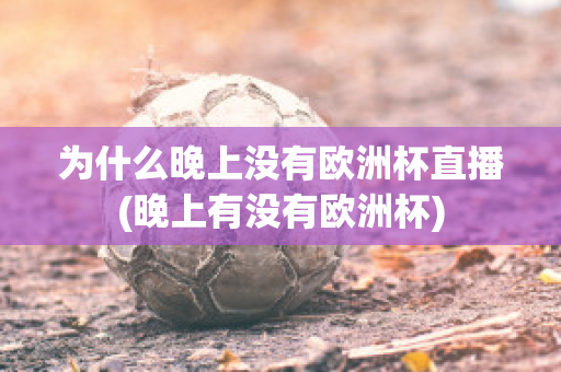 为什么晚上没有欧洲杯直播(晚上有没有欧洲杯)