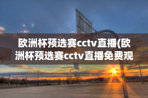 欧洲杯预选赛cctv直播(欧洲杯预选赛cctv直播免费观看)