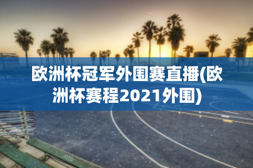 欧洲杯冠军外围赛直播(欧洲杯赛程2021外围)