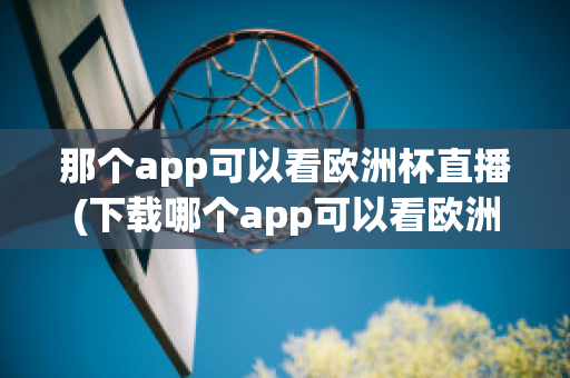 那个app可以看欧洲杯直播(下载哪个app可以看欧洲杯直播)