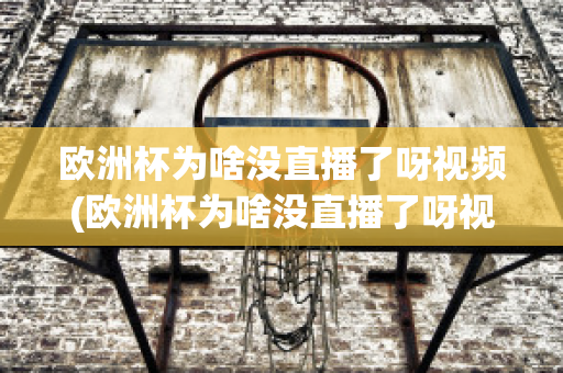 欧洲杯为啥没直播了呀视频(欧洲杯为啥没直播了呀视频在线观看)