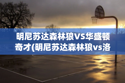 明尼苏达森林狼VS华盛顿奇才(明尼苏达森林狼vs洛杉矶湖人)