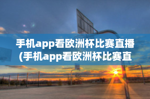 手机app看欧洲杯比赛直播(手机app看欧洲杯比赛直播怎么看)