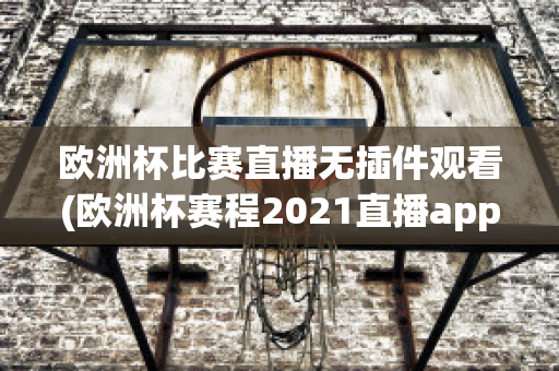 欧洲杯比赛直播无插件观看(欧洲杯赛程2021直播app)