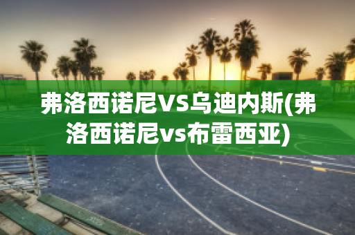 弗洛西诺尼VS乌迪内斯(弗洛西诺尼vs布雷西亚)