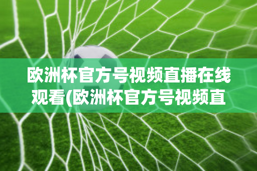 欧洲杯官方号视频直播在线观看(欧洲杯官方号视频直播在线观看下载)