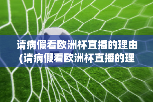 请病假看欧洲杯直播的理由(请病假看欧洲杯直播的理由怎么写)