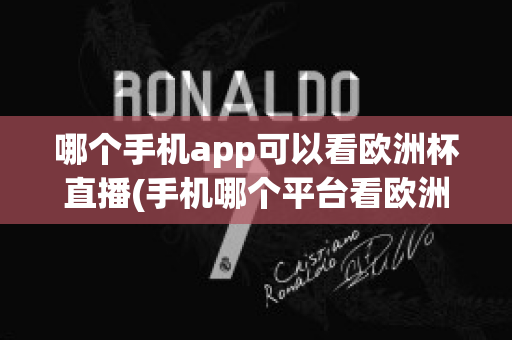 哪个手机app可以看欧洲杯直播(手机哪个平台看欧洲杯)