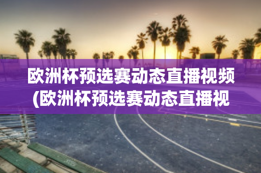 欧洲杯预选赛动态直播视频(欧洲杯预选赛动态直播视频在线观看)