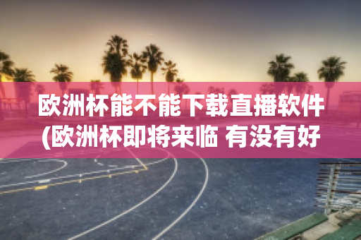 欧洲杯能不能下载直播软件(欧洲杯即将来临 有没有好的直播软件呢?)