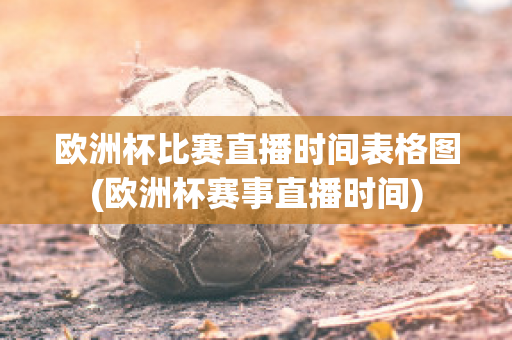 欧洲杯比赛直播时间表格图(欧洲杯赛事直播时间)