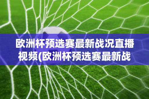 欧洲杯预选赛最新战况直播视频(欧洲杯预选赛最新战况直播视频下载)