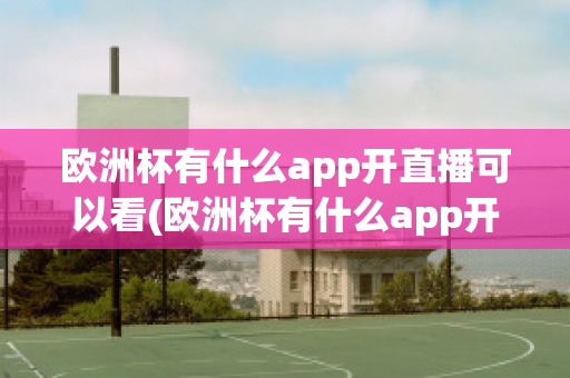 欧洲杯有什么app开直播可以看(欧洲杯有什么app开直播可以看回放)