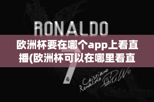 欧洲杯要在哪个app上看直播(欧洲杯可以在哪里看直播)