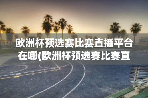 欧洲杯预选赛比赛直播平台在哪(欧洲杯预选赛比赛直播平台在哪可以看)