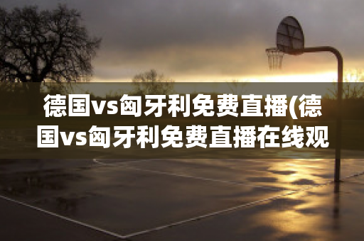 德国vs匈牙利免费直播(德国vs匈牙利免费直播在线观看)