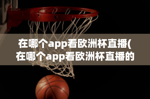 在哪个app看欧洲杯直播(在哪个app看欧洲杯直播的)