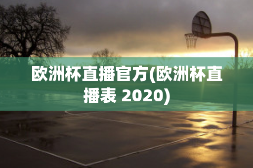 欧洲杯直播官方(欧洲杯直播表 2020)