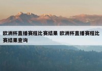 欧洲杯直播比赛结果:欧洲杯直播比赛结果公布